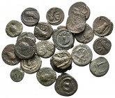 Lot of ca. 24 byzantine bronze coins / SOLD AS SEEN, NO RETURN!<br><br>very fine<br><br>