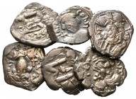 Lot of ca. 6 byzantine bronze coins / SOLD AS SEEN, NO RETURN!<br><br>nearly very fine<br><br>
