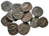 Lot of ca. 12 byzantine bronze coins / SOLD AS SEEN, NO RETURN!<br><br>nearly very fine<br><br>