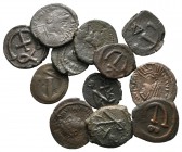 Lot of ca. 12 byzantine bronze coins / SOLD AS SEEN, NO RETURN!<br><br>very fine<br><br>