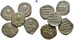 Lot of ca. 5 byzantine bronze coins / SOLD AS SEEN, NO RETURN!<br><br>very fine<br><br>