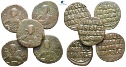 Lot of ca. 5 byzantine bronze coins / SOLD AS SEEN, NO RETURN!<br><br>very fine<br><br>