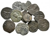 Lot of ca. 12 medieval bronze coins / SOLD AS SEEN, NO RETURN!<br><br>very fine<br><br>