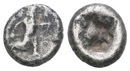 Achaemenid Empire. Artaxerxes I. - Xerxes II. (455-420 BC). AR Siglos. Weight 1,26 gr - Diameter 7 mm