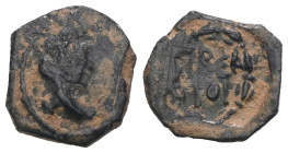 Cyrrhestica. Beroea. (138-192 AD). Æ Bronze. Obv: bust of Tyche right. Rev: legend in wreath. artificial sandpatina. Weight 1,01 gr - Diameter 10 mm