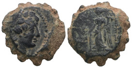Seleucid Kingdom. Alexander II. Zabinas. (128-122 BC). Bronze Æ. Antioch. Weight 6,43 gr - Diameter 17 mm