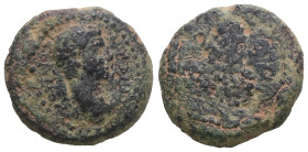 Tiberius. (14-37 AD). Æ Bronze. provincial mint. Weight 3,77 gr - Diameter 15 mm