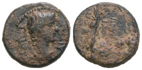 Tiberius. (14-37 AD). Æ Bronze. provincial mint. . Weight 2,91 gr - Diameter 14 mm