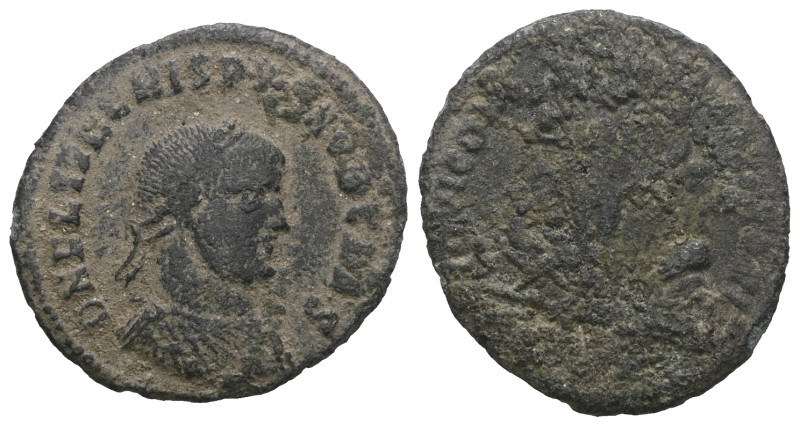 Crispus. (317-326 AD). Follis. . Weight 2,15 gr - Diameter 18 mm