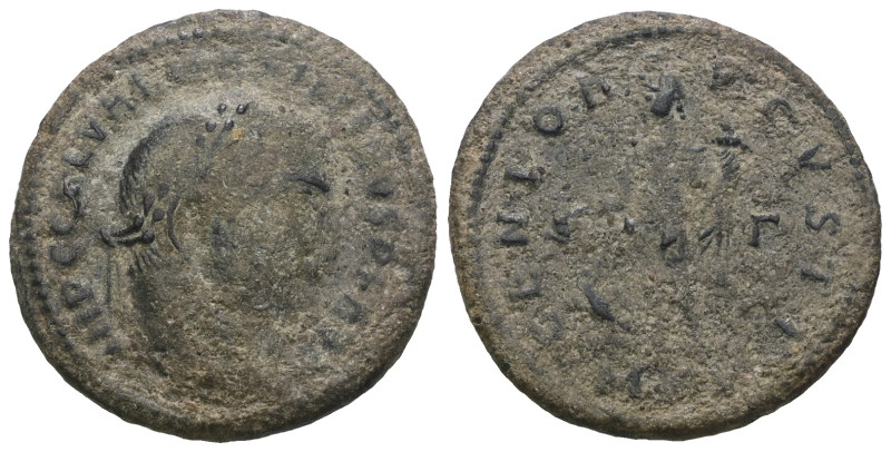 Maximianus. (294 AD). Æ Follis. Antioch. Obv: IMP C MAXIMIANVS P F AVG. laureate...