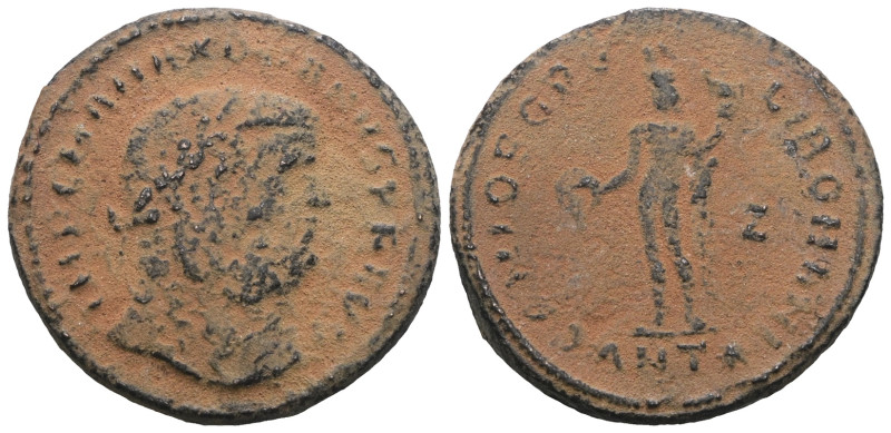 Maximianus. (294 AD). Æ Follis. Antioch. Obv: IMP C MAXIMIANVS P F AVG. laureate...