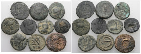 Bronze mix coins, sold as seen, no return.