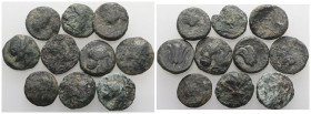 Bronze mix coins, sold as seen, no return.