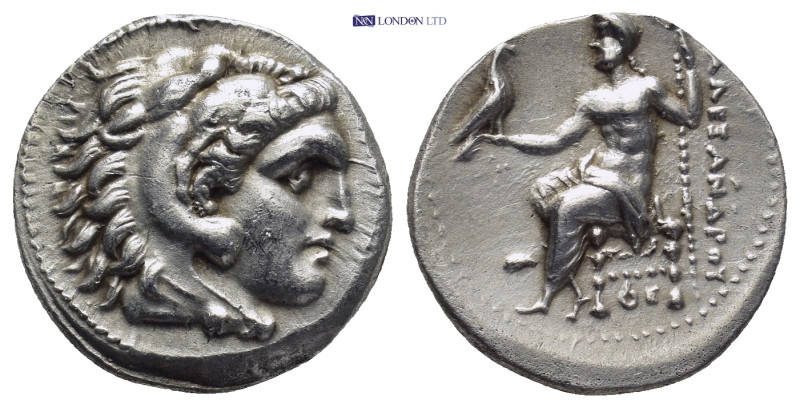 KINGS OF MACEDON. Alexander III 'the Great', 336-323 BC. Drachm (Silver, 18mm, 4...