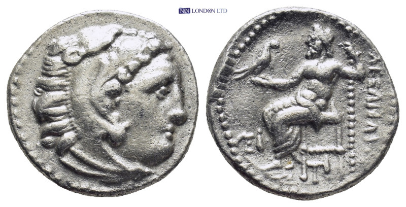 Kings of Macedon. Alexander III "the Great". AR Drachm, (17mm, 4.2 g). 336-323 B...