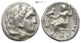Kingdom of Macedon. Philip III, 323-317 B.C. AR Drachm, (17mm, 4.0 g) Kolophon Mint, ca. 323-319 B.C. In the name and types of Alexander III. Struck u...