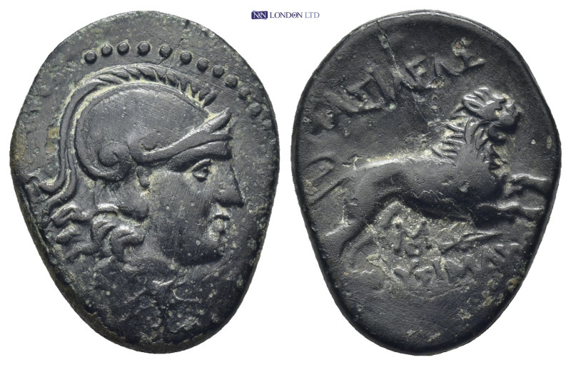 KINGS OF THRACE, Lysimacheia, Lysimachos (Circa 305-281 BC) AE (5.3 Gr. 23mm.)
H...