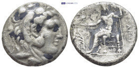Kingdom of Macedon, Demetrios I Poliorketes AR Tetradrachm. 15.7g 25mm In the name and types of Alexander III. Corinth, circa 304/3-290 BC. Head of He...