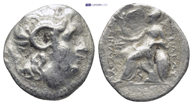 KINGS OF THRACE. Lysimachos, 305-281 BC. Drachm (Silver, 17mm, 3.8 g), Ephesos, ...