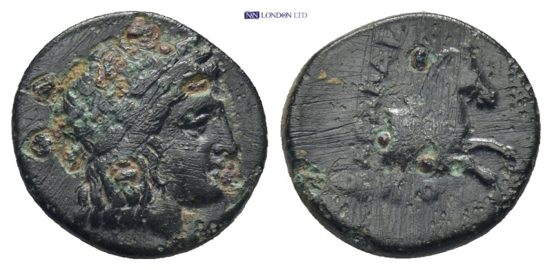 IONIA. Kolophon. (Circa 330-280 BC).Ae. (14mm, 2.13 g) Obv : Laureate head of Ap...