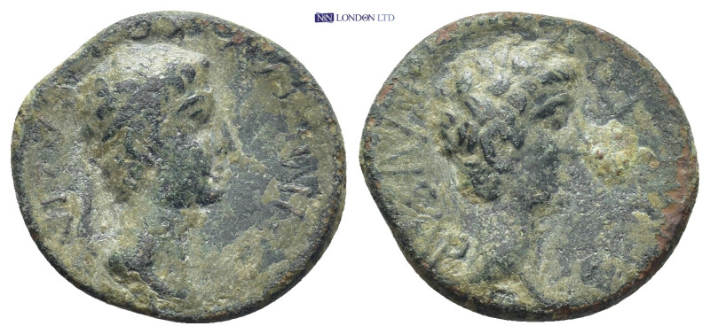 Thrace. Rhoemetalces and Augustus (11 BC-12 AD). . Æ (19mm, 3.6 g). Diademed hea...