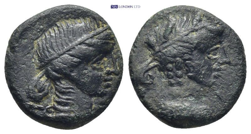 LYDIA. Apollonis. Pseudo-autonomous (3rd century). AE. (4 Gr. 17mm.)
 Draped bus...