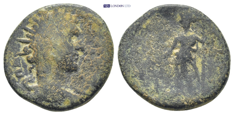 Phrygia, Colossae. Hadrian. AE. (Bronze, 5.34 g. 20mm.) 117-138 AD. Obv: Radiate...