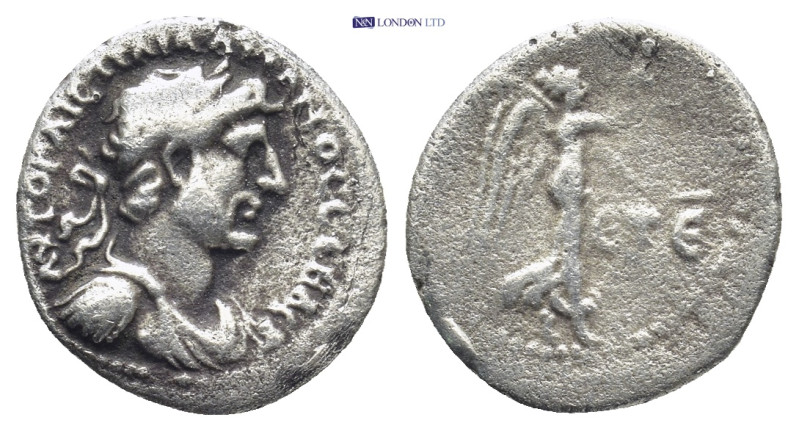 CAPPADOCIA, Caesarea. Hadrian, 117-138 AD. AR Hemidrachm (15mm, 1.45 g), yr. 5. ...