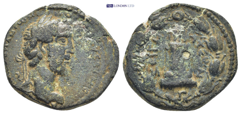 Commagene, Zeugma AE (Bronze, 8.53g, 21mm) Antoninus Pius (138-161)
Obv: ΑΥΤΟ ΚΑ...