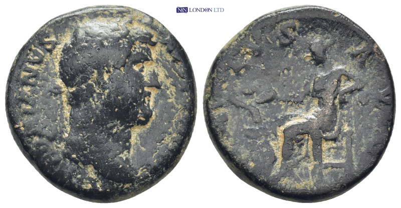 Hadrian. AD 117-138. Æ As (24mm, 11.8 g). Rome mint. Struck circa AD 134-138. La...