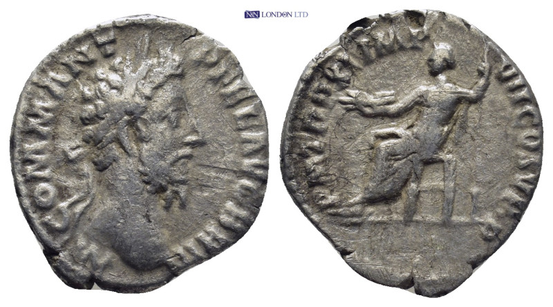 COMMODUS (177-192). Denarius. (17mm, 2.2 g) Rome. Obv: M COMM ANT P FEL AVG BRIT...