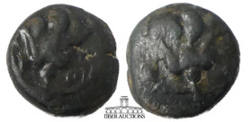 ISLANDS off CARIA. Rhodos. Circa 205-188 BC. Æ 10 mm. Rose / Rose. 10 mm, 1.10 g.