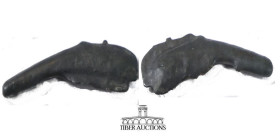 SKYTHIA, Olbia. Circa 525-350 BC. Cast Æ. Dolphin without inscription. 30 mm, 2.71 g.