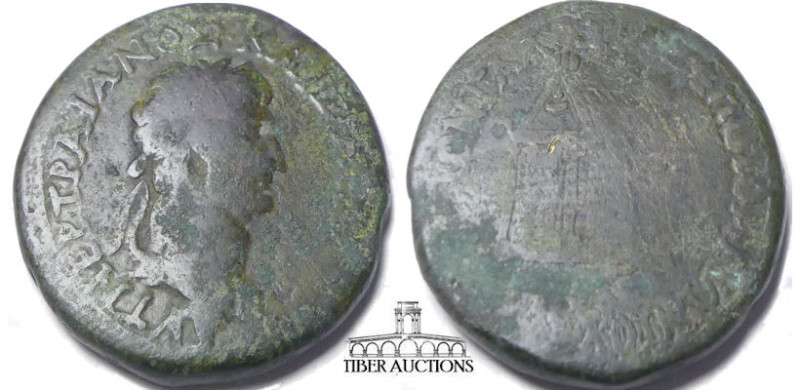 GALATIA, Koinon of Galatia. Trajan (98-117). Æ 32. Titus Pomponius Bassus, presb...