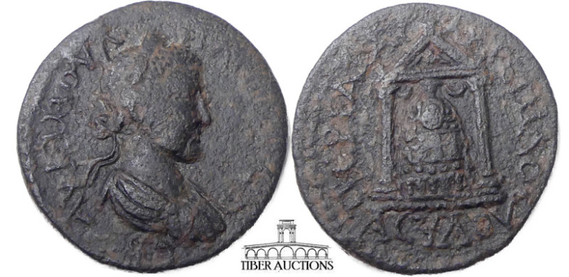 PAMPHYLIA, Perge. Hadrian. AD 117-138. Æ 27. Laureate, draped, and cuirassed bus...