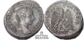 SELEUCIS and PIERIA, Antioch. Gordian III. AD 238-244. BI Tetradrachm. Struck AD 242-244. Laureate, draped, and cuirassed bust right, seen from behind...