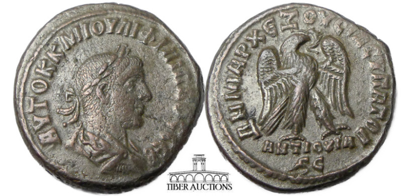 SELEUCIS and PIERIA, Antioch. Philip I. AD 244-249. BI Tetradrachm. Struck AD 24...