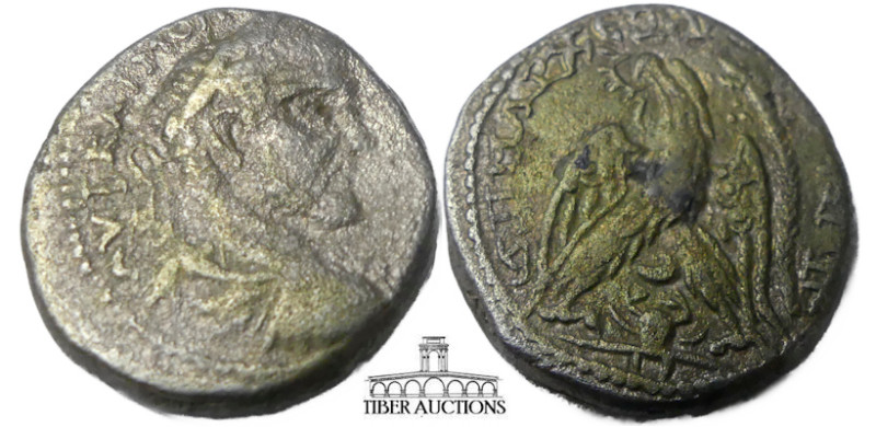 SELEUCIS and PIERIA, Gabala. Macrinus. AD 217-218. BI Tetradrachm. Laureate, dra...
