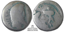L. Titurius L.f. Sabinus. 89 BC. AR Denarius. Rome mint. Bareheaded and bearded head of King Tatius right; ligate TA (for Tatius) to right / Abduction...
