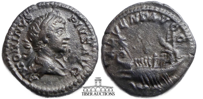 Caracalla. AD 198-217. AR Denarius. Rome mint. Struck AD 207. Laureate head righ...