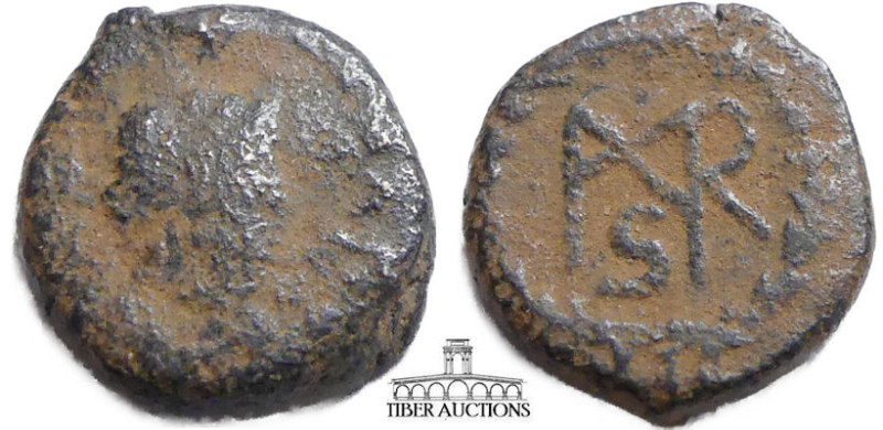 Marcian. AD 450-457. Æ 11 Nicomedia mint. D N MARCIANVS F P P, pearl-diademed, d...