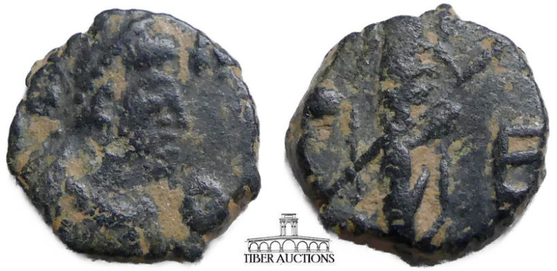 Leo I. AD 457-474. Æ 11. Constantinople mint. Pearl-diademed, draped, and cuiras...