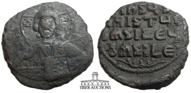 Class A2 Anonymous Æ Follis attributed to Basil II & Constantine VIII. 976-1025....