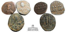 Three Mid grade Byzantine coins from the DBR collection. 29.50 g.