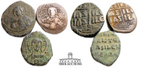 Three Mid grade Byzantine coins from the DBR collection. 28.00 g.