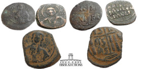 Three Mid grade Byzantine coins from the DBR collection. 32.11 g.