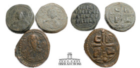 Three Mid grade Byzantine coins from the DBR collection. 31.19 g.