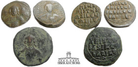 Three Mid grade Byzantine coins from the DBR collection. 33.07 g.