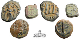 Three Mid grade Byzantine coins from the DBR collection. 8.17 g.