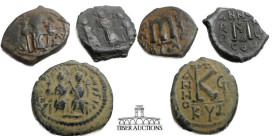 Three Mid grade Byzantine coins from the DBR collection. 17.26g.